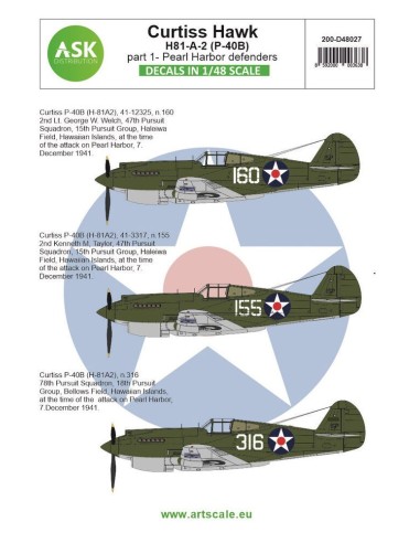 Curtiss Hawk 81-A-2 (P-40B) part 1 - Pearl Harbor defenders 