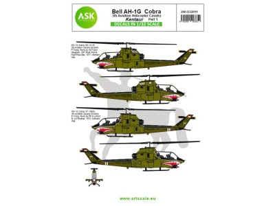 Bell AH-1G Cobra Kentaur 3th Aviation helicopter cavalry part 1 
