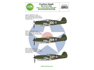 Curtiss Hawk 81-A-2 (P-40B) part 2 - Pearl Harbor defenders 