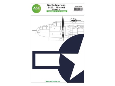 N.A. B-25J Mitchell stencils 