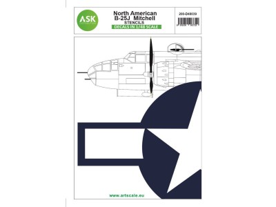 N.A. B-25J Mitchell stencils 