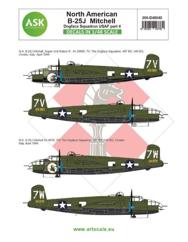 B-25J Mitchell part 4 - US Dogface Sq. Super Unit Ration K, Mediterranean a. 