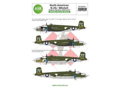 B-25J Mitchell part 6 - US Dogface Squadron Watch Copier & Willie, Mediterranean area 