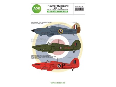Hawker Hurricane Mk.I / Mk.IIc part 12 - Royal Air Force 