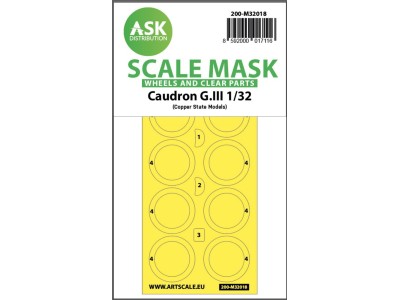 Caudron G.III double-sided express masks for CSM 