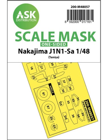Nakajima J1N1-Sa one-sided express mask for Tamiya 