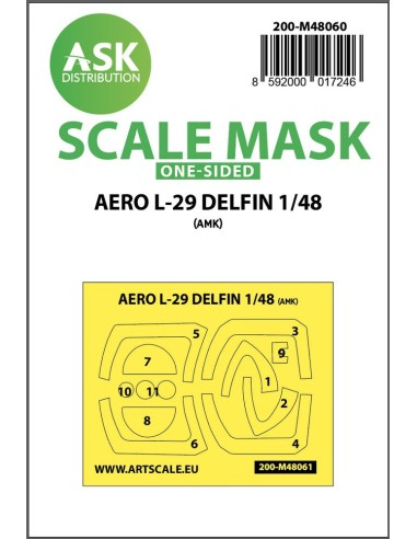 AERO L-29 DELFIN one-sided express mask for AMK 