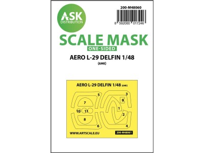 AERO L-29 DELFIN one-sided express mask for AMK 