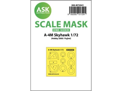 A-4M Skyhawk one-sided painting mask for Hobby2000 / Fujimi 