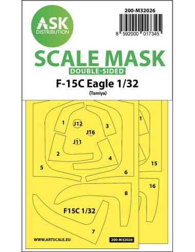 F-15C Eagle double-sided express masks for Tamiya 