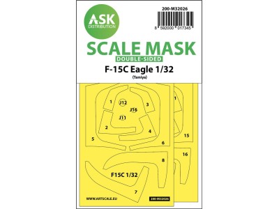 F-15C Eagle double-sided express masks for Tamiya 