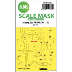 Mosquito FB Mk.VI double-sided express masks for Tamiya 