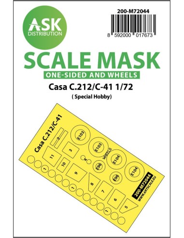 Casa C.212/C-41 one-sided painting mask for Special Hobby 