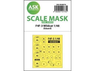 F4F-3 Wildcat  one-sided express mask for Eduard 