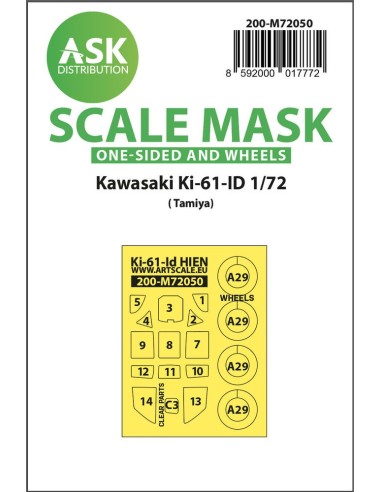 Kawasaki Ki-61-ID one-sided express mask for Tamiya 