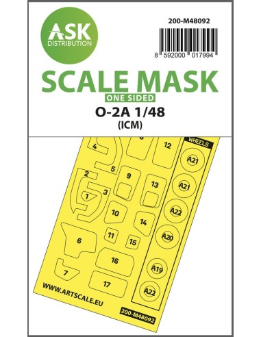 O-2A one-sided mask self-adhesive pre-cutted for ICM 