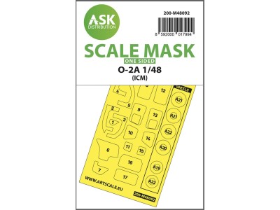 O-2A one-sided mask self-adhesive pre-cutted for ICM 