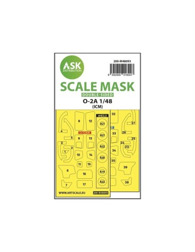 O-2A double-sided mask self-adhesive, pre-cutted for ICM 