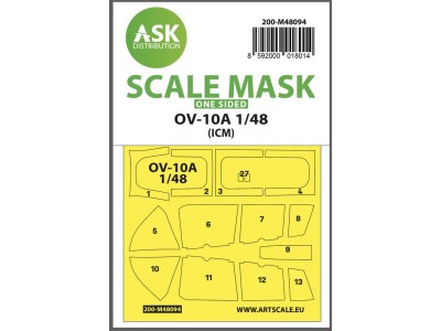 OV-10A one-sided mask self-adhesive pre-cutted for ICM 
