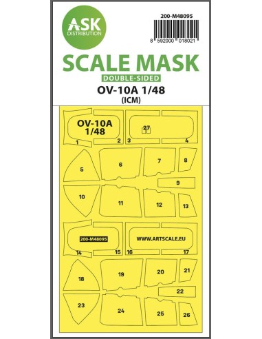 OV-10A double-sided mask self-adhesive pre-cutted for ICM 