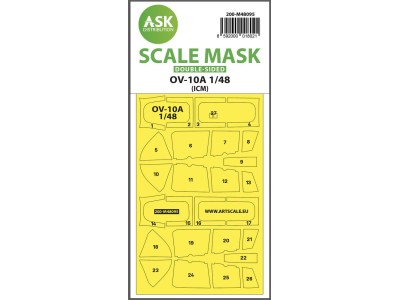 OV-10A double-sided mask self-adhesive pre-cutted for ICM 