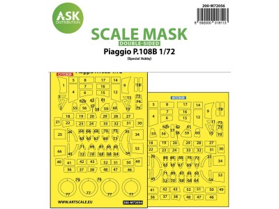 Piaggio P.108B double-sided painting express mask for Special Hobby 
