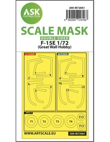 F-15E double-sided painting express mask for Great Wall Hobby 
