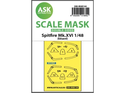 Spitfire Mk.XVI double-sided express fit mask for Eduard 
