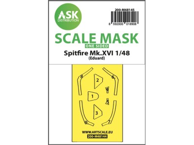 Spitfire Mk.XVI one-sided express fit mask for Eduard 