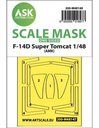 F-14D Super Tomcat one-sided express fit mask for AMK 