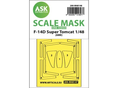 F-14D Super Tomcat one-sided express fit mask for AMK 