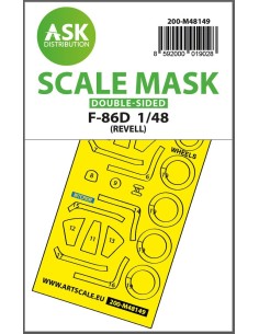F-86D double-sided express fit mask for Revell 