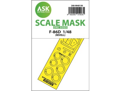 F-86D one-sided express fit mask for Revell 