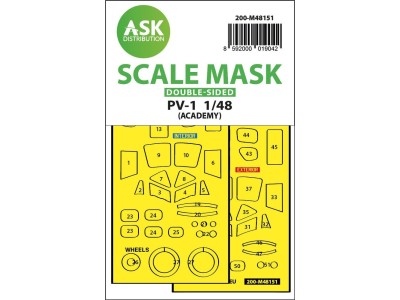 PV-1 Ventura double-sided express fit mask for Academy 
