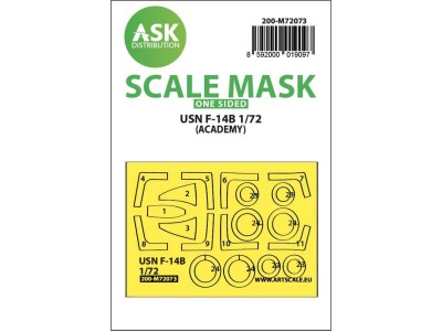 F-14B one-sided express fit mask for Academy 