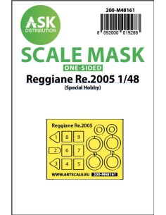 Reggiane Re.2005  one-sided fit express mask for Special Hobby 