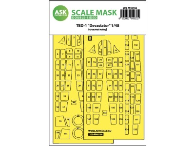 TBD-1 Devastator double-sided fit express mask for Great Wall Hobby 