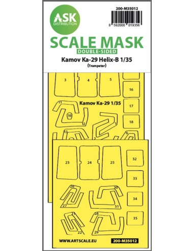 Kamov Ka-29 Helix-B double-sided painting mask for Trumpeter 