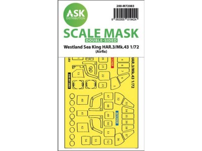 Westland Sea King HAR.3 / Mk.43  double-sided express fit mask for Airfix 