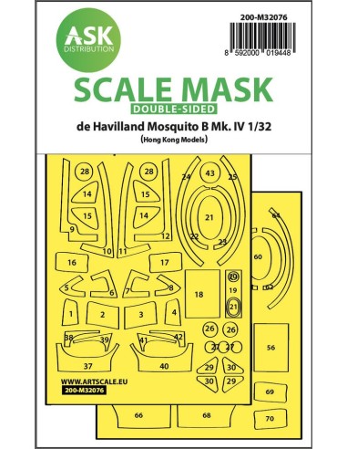 Mosquito B Mk.IV double-sided fit mask for HK Models 