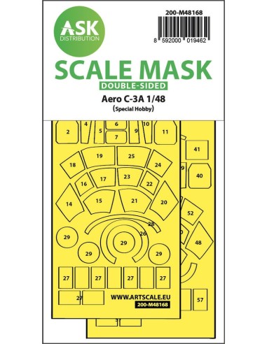 Aero C-3A double-sided express fit mask for Special Hobby 