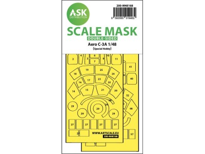 Aero C-3A double-sided express fit mask for Special Hobby 