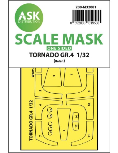 Tornado GR.4 one-sided express fit mask for Italeri 