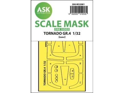 Tornado GR.4 one-sided express fit mask for Italeri 