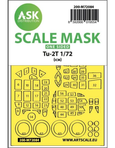 Tu-2T  one-sided express fit mask for ICM 