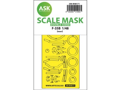 F-35B double-sided express fit mask for Italeri 
