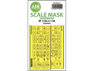 Me 110G-4 double-sided express fit mask for Eduard 