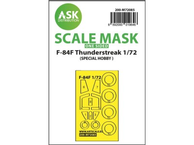 F-84F Thunderstreak  one-sided express fit mask for Special Hobby 