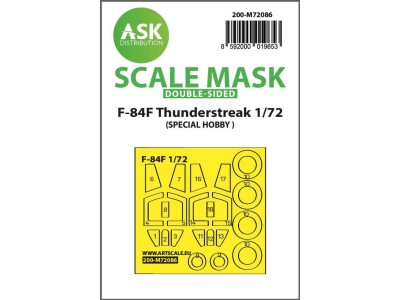 F-84F Thunderstreak  double-sided express fit mask for Special Hobby 