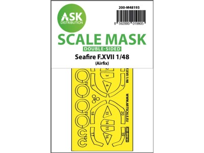 Seafire F.XVII double-sided fit and self adhesive express mask for Airfix 